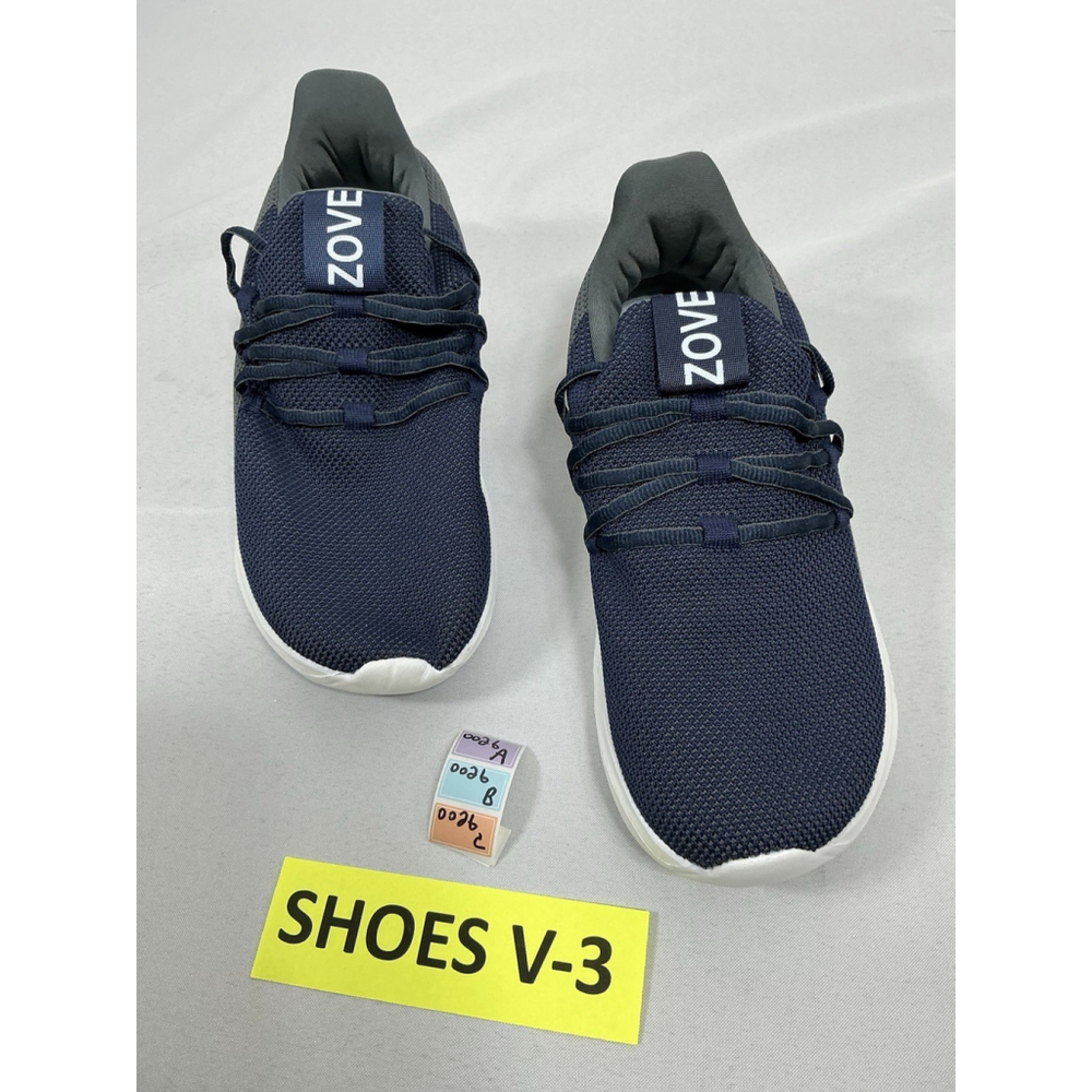 Woman’s NWOT Zove Slip On Wide Toe Box Sneakerss 9.5 XW Navy Gray